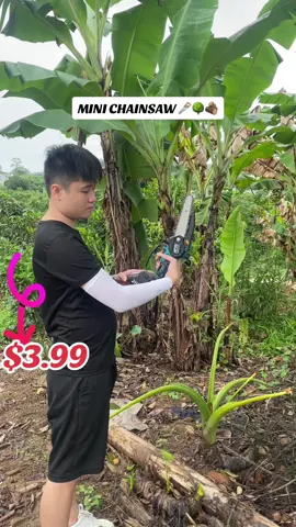 This mini chain saw from is going to help make yard work so much faster!#smartsaker #saker #dealsforyoudays #minichainsaw #pruning #electric #rechargeable #tiktokshop #fypツ 