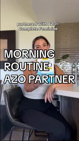 #ad My morning routine at 44 to maintain balance with @AZO Products Complete Feminine Balance Daily Probiotic #over40beauty #tararollerbeauty 