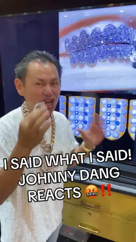 U stay behind 🤣 I give u blueprint to copy and u still fk it up 🤬 It okay u can’t copy anyway … this need talent and skill. I been doing this.  All new Ghost® Setting Grillz 👻💎 15 Pointers DIAMOND on DIAMOND Prongs #KingofBling  📲 Order My Ghost® Setting #grillzbyjohnnydang Now at: (832) 846-9669 📲 Lock in with only 10% down‼️ . . . . . #johnnydang #reacts #kingofbling #customjewelry #grillz #icedoutjewelry #diamondboyz #diamonds #viral #fyp 