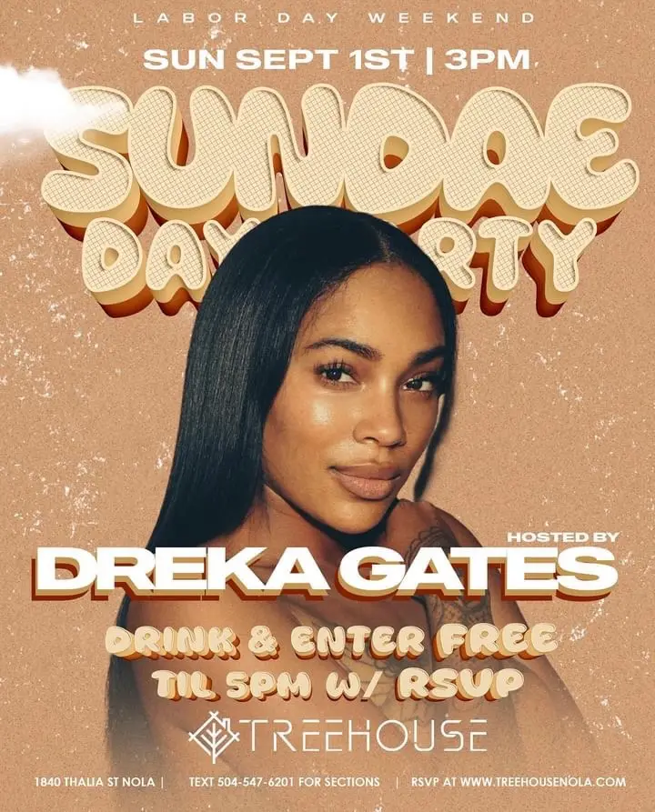 #treehousehotties #TreeHouseNOLA #NOLAbars #nolabottleservice #NOLAbars #ThingsToDoInNOLA #drekagates