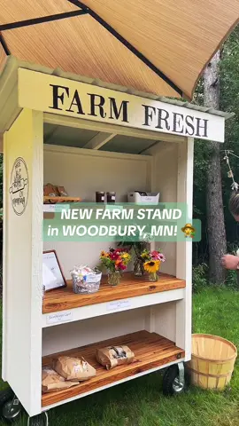 cutest new farm stand in woodbury, mn!! fresh eggs, bread, jam, etc 🍳 🍞 🍓 #madeonmanning #farmstand #farmgoods 