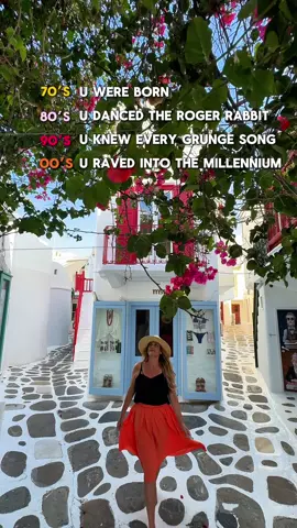 Then married a dude who was born in the 90s 😂 6 decades, 2 centuries & still under 50  Anyone else?? What generation are you?? 📍 Mykonos, Greece   Little Venice, MySpace Boutique  #genxers #genxbaby 