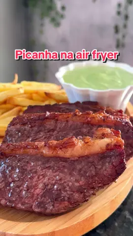 🔥 Receita Deliciosa de Picanha na Air Fryer com Maionese Verde! 🥩🌿 Com a @lojasedmiloficial  Prepare uma picanha suculenta e dourada na air fryer, perfeita para o seu próximo almoço ou jantar! E para acompanhar, uma maionese verde fresquinha que vai deixar tudo ainda mais gostoso. 😋 #Receitas #Picanha #AirFryer #MaioneseVerde