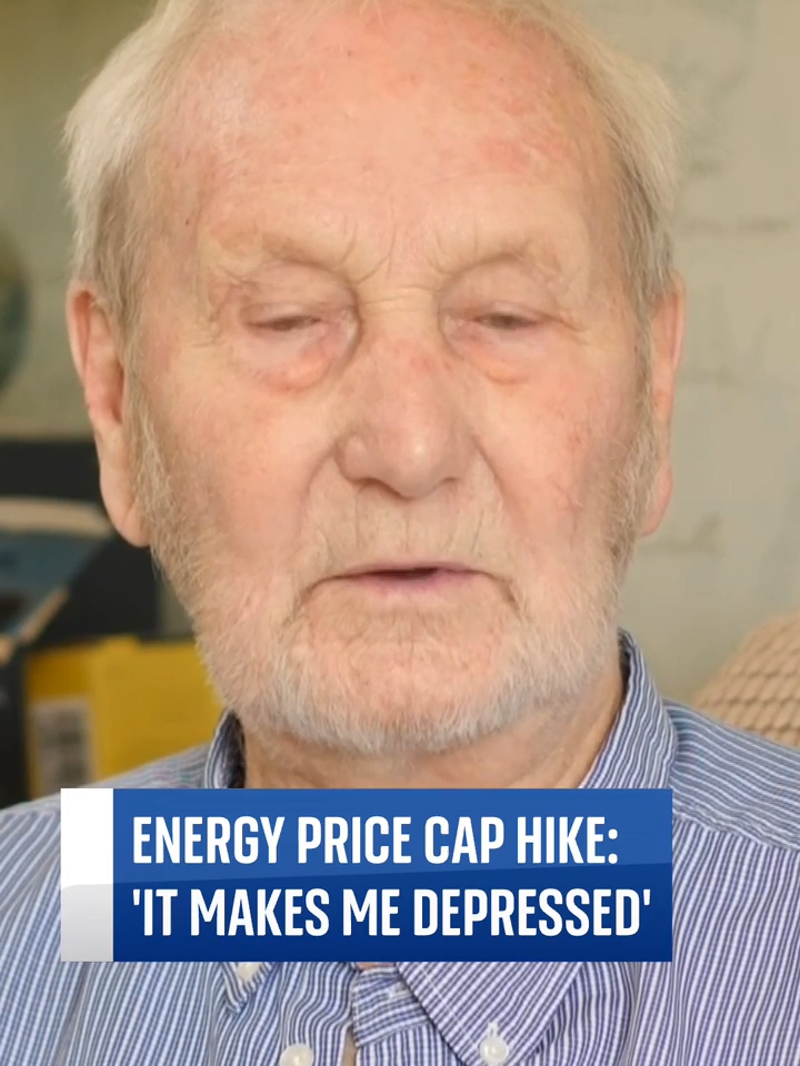 Pensioner Roy Roots has told Sky News that he is not sure how he will manage to get through the winter after it was announced that the energy price cap will rise again in October. #costofliving #energyprice #skynews