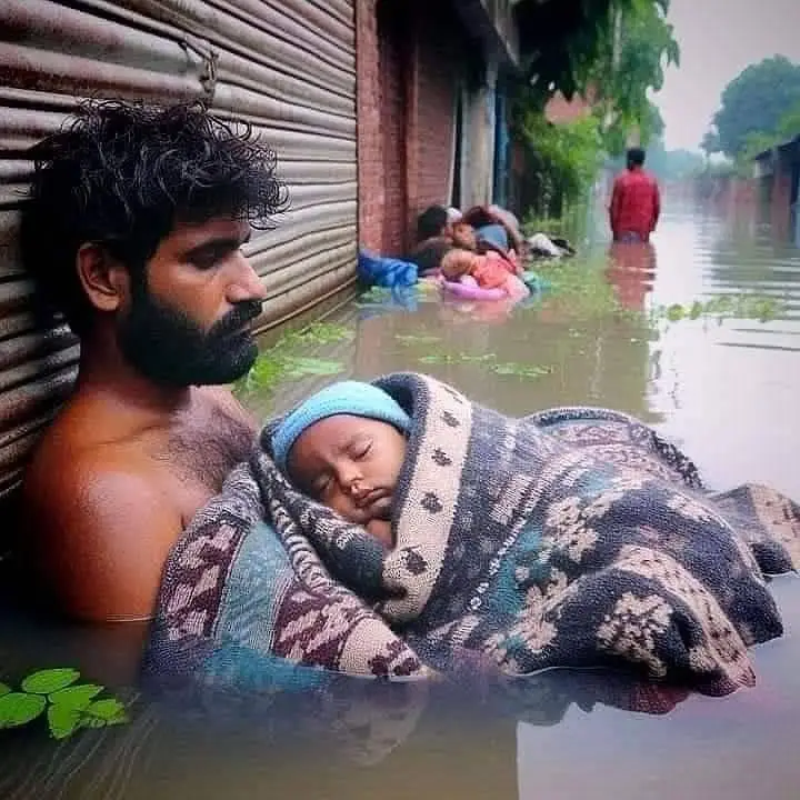 🚨 #India opened a dam with no prior warning and has now flooded half of #Bangladesh devastating the country and displacing thousands.