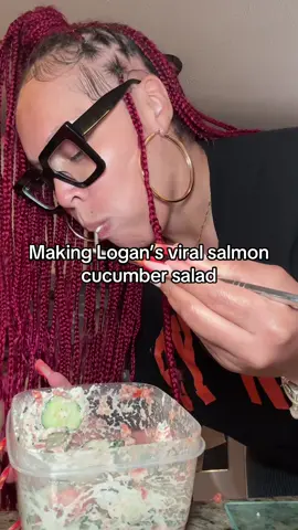 Yasssss @Logan this is 🔥🔥🔥🔥  • #cucumbersalad #_sacha_fierce 
