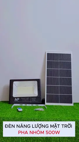 ĐÈN NĂNG LƯỢNG MẶT TRỜI PHA NHÔM 500W - NHẬT BẢN LED #nhatphongled #dennagluongmattroi