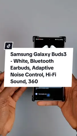 Temukan Samsung Galaxy Buds3 - White, Bluetooth Earbuds, Adaptive Noise Control, Hi-Fi Sound, 360 Audio #samsung #samsunggalaxybuds3pro #tws 