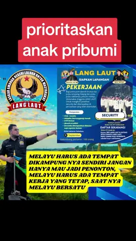LANG LAUT SIAPKAN LAPANGAN PEKERJAAN #langlaut #batamnews  #batampunyacerita  #batamhits #anakmelayu #ginting  #mekar #anakpulau  #orangpulau  #budakmelayu  #bumimelayu  #jadituandinegerisendiri 