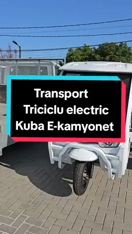 Transport triciclu electric marca Kuba Motor, Model E-kamyonet. Mai multe detalii găsiți pe site-ul www.agronord.ro Se poate cumpăra și în rate prin TBI Bank. Produsul se poate vedea la sediul din Roman, județul Neamț. #agronord #agronordoferte #oferte #triciclu #kuba  #tricicluelectric #rate #ratetbibank #livrare #livraregratuita #romania🇷🇴 #suceava #viatalatara #gospodar #fermier #agricultura #iasi #vaslui #bacau #piatraneamt #botosani #vrancea #galati