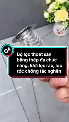 Bộ lọc thoát nước sàn bằng thép đa chức năng, giỏ lưới lọc chống tắc #bolocthoatnuoc #giadungtienich #giadungtienloi #giadungthongminh #xuhuong 