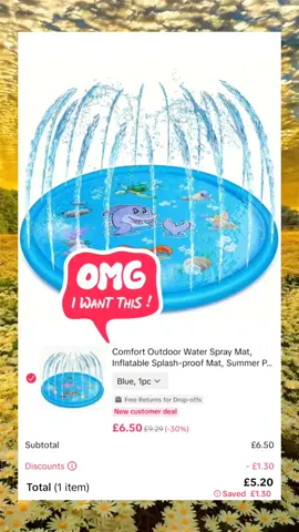 #tiktok #tiktokshop #tiktokmademebuyit #tiktokshopmademebuyit #spotlight #fyp #fypage #foryoupage #goodthing #viral #viralvideo #payday #paydaydeals #bigsavingdays #august #augustdealdrops #dealdrops #weekendsale #water #spray #mat 