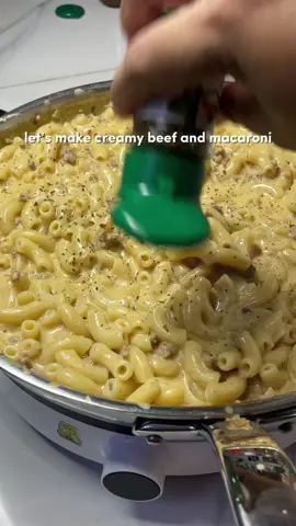 tara luto tayo! creamy beef and macaroni ✨ #cooks #cookingvideo #snackidea #pastalover 