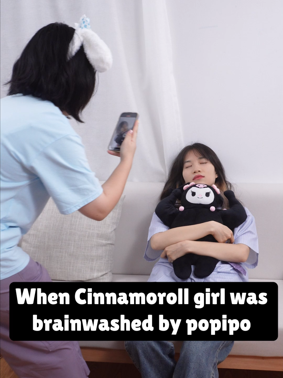 When Cinnamoroll girl was brainwashed by popipo...  #sanrio #sanriocore #viral #fyp #kawaii #cinnamoroll#kuromi #popipo