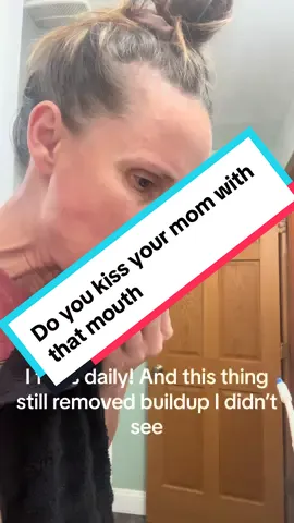 Not me disgusted with how poorly I have maintained my teeth the old fashioned way! #waterflosser #waterflosserforteeth #waterflossing #cleanteeth 