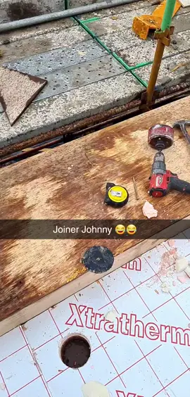 Poor Johnny getting the blame #roofing #hole #join #outlet 