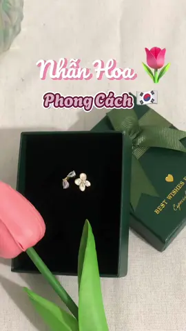 | Phụ Kiện Nhẫn Hoa GD.Love | với thiết siuu xink nè mấy nàng ơiii🌷 #xuhuongtiktok #viral #phukienthoitrang #xuhuong 