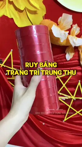 Trang trí trung thu bằng dây ruy băng  #guemdecor #khodecorgiadunghieukhanh #decortrungthu #trangtritrungthu #trungthu2024 #ruybang #ruybangtrangtri #xuhuong 