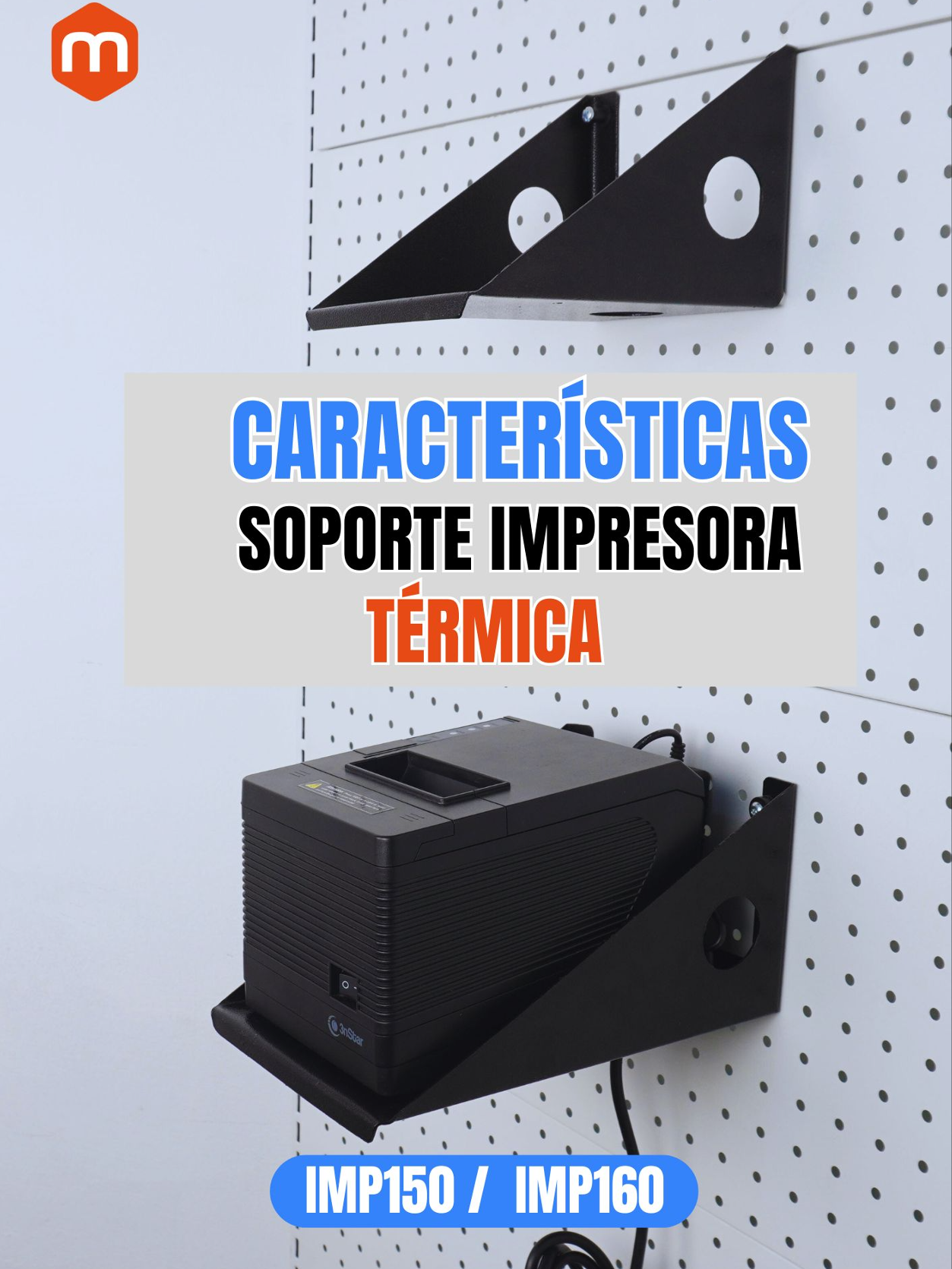 📣 ¡Optimiza tu espacio de trabajo con nuestro Soporte de Pared para Impresora Térmica! 🚀 ¿Quieres mantener tu oficina ordenada y libre de desorden? Nuestro soporte de pared es la solución ideal. Diseñado para ahorrar espacio y mantener tu impresora térmica protegida y accesible, te ayudará a hacer de tu oficina un lugar más cómodo y eficiente. 🛠 Características: Carga Máxima: 5 kg Material: Plancha Acero 1.5mm Color: Negro Transforma tu lugar de trabajo con un soporte resistente y elegante. ¡Haz tu compra hoy y organiza tu espacio de manera inteligente! 💼✨ 👉 Para mayor información del producto, ingresa aquí: 👉 IMP150 https://shorturl.at/pwjiL IMP160 https://shorturl.at/akp2T Encuentra más productos en nuestro catálogo digital: https://www.montech.pe Comunícate al teléfono: 📞918 990 247           📞(01) 908-4849 Nuestro Whatsapp: 👉 https://wa.link/u5zumi👈 #OrdenEnLaOficina #SoporteDePared #ImpresoraTérmica #eficiente #OficinaOrganizada