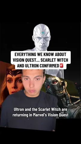 That Ultron Vision and Scarlet Witch reunion is going to be INSANE 🥹 #visionquest #wandavision #marvel 