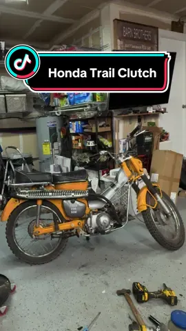The 1971 CT90 Honda Trail is fixed and back in action. Quick fix of the semi automatic clutch, and we were back in business. #ct90 #hondatrail #honda #motorcycle #minibike