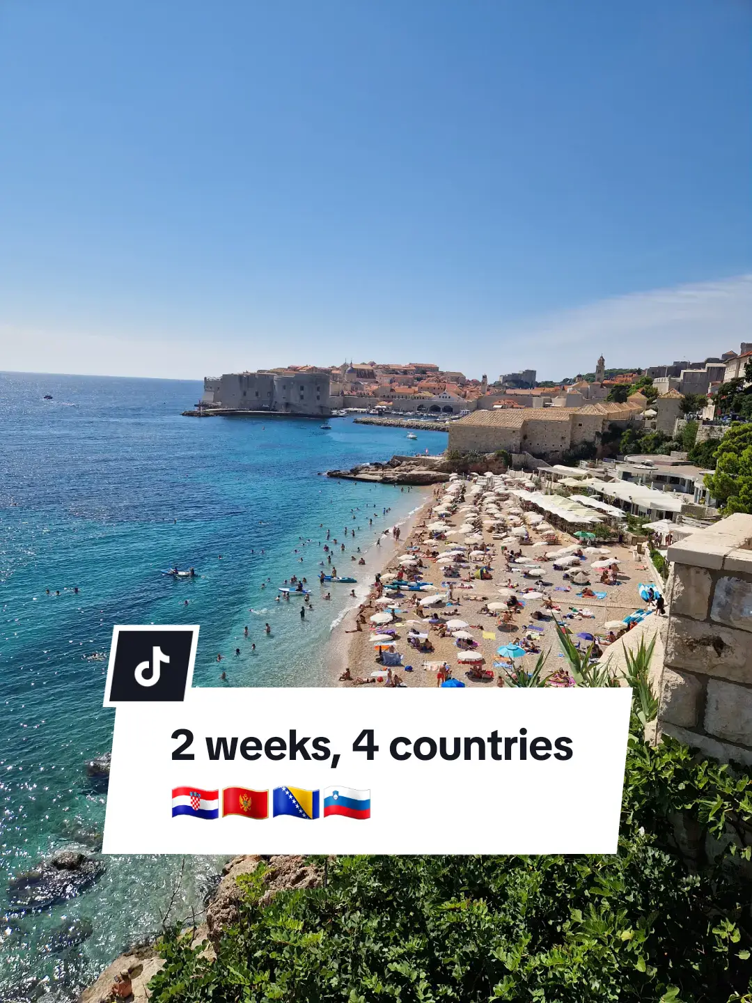 🌍 2 weeks, 4 countries 🌍 Last year we did a tour around Croatia and we decided to visit 4 countries in the 2 weeks we were there. We started in Dubrovnik and ended in Zagreb but you can do it the other way around. We also did it in September so it's not as hot and it has less people. We also try to keep it on a budget in every travel we do. 📍Dubrovnik - 2 days 📍Budva and Kotor (Montenegro) - Day tour 📍Dubrovnik - 1 more day 📍Mostar (Bosnia) - Day tour 📍Split - 2 days 📍Hvar - Day tour 📍Zadar - 2 days 📍Plitvice Lakes - Day tour 📍Ljubljana and Bled lake (Slovenia) - 2 days 📍Zagreb - 2 days 🚗 We didn't rent a car for the first 2 days in Dubrovnik and the last 2 days in Zagreb because public transportation is good enough to see most of those cities and we were able to save money. We used Onyx Rent a Car because it allowed us to deliver it in different locations. We can't recommend them enough as everything went smoothly. ➡️ In Hvar we rented a scooter when we arrived to move around the island. It's not required if you don't want to see the entire island. They also have buses but we didn't use them here. ➡️ In Slovenia you must buy a vignette for the tolls. You can buy them online and it allows you to use for an entire week. Do you like this kind of post? Tell us in the comments below. #fyp #foryou #fyp #travellife #travel #traveltiktok #travelguide #fyppppppppppppppppppppppp 