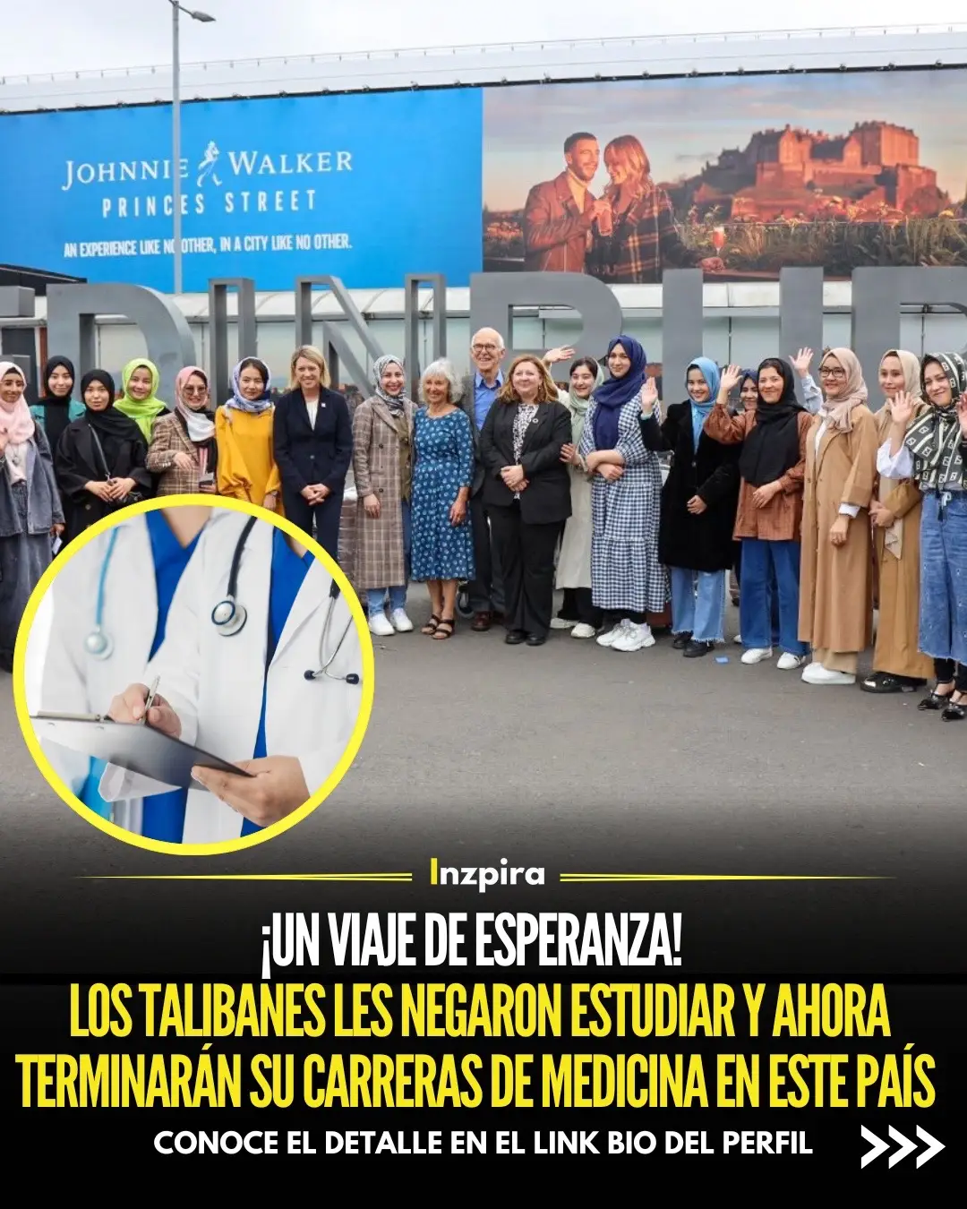 Un grupo de 19 mujeres afganas ha encontrado una nueva oportunidad para perseguir sus sueños de convertirse en médicas, después de que los talibanes les negaran este derecho en su país de origen.  Gracias al apoyo de la Fundación Linda Norgrove, estas valientes jóvenes han llegado a Edimburgo, Escocia, donde finalmente podrán completar sus estudios de medicina. ✅ Conoce el detalle en el link bio del perfil. • • • #Afganistan #Estudios #Medicina #Doctoras 