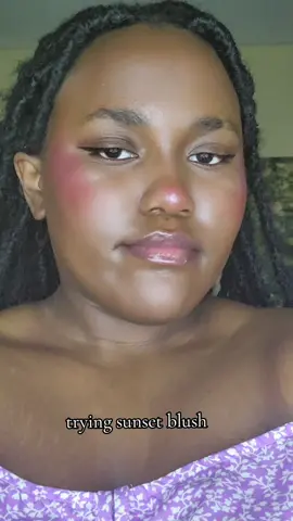 I think I did it wrong 😔 #perksofbeingpromise #fyp🎀 #sunsetblush @elfcosmetics @Saie 
