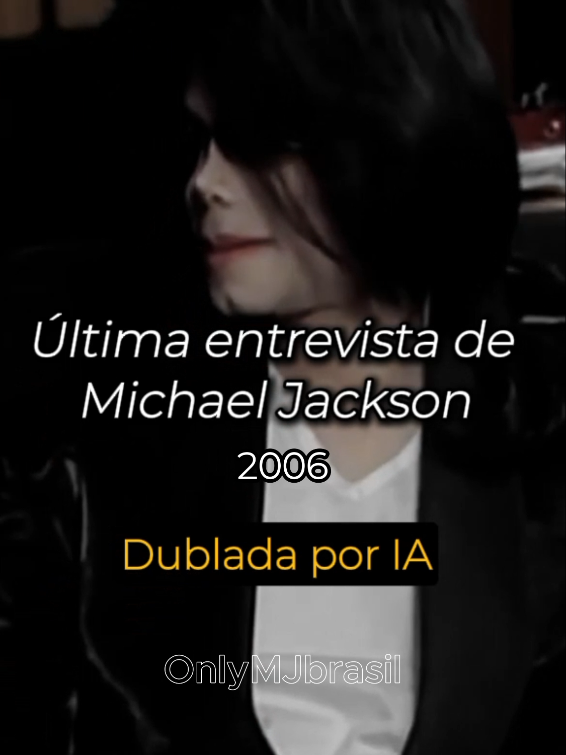 A última entrevista com Michael Jackson...... Dublada por I.A #michaeljacksonforever #michaeljackson #thekingofpop #moonwalker4life #michaeljacksonlegend #michaeljacksonsounds