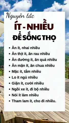 TẬP 68: NGUYÊN TẮC ÍT - NHIỀU ĐỂ SỐNG THỌ #suckhoe #review #mayauth 