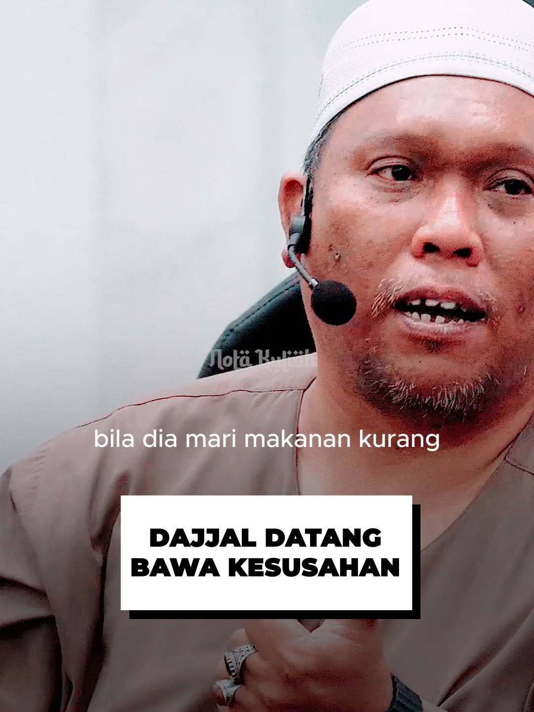 Dajjal Datang Bawa Kesusahan #ustazauni #notakuliah #dajjal #akhirzaman