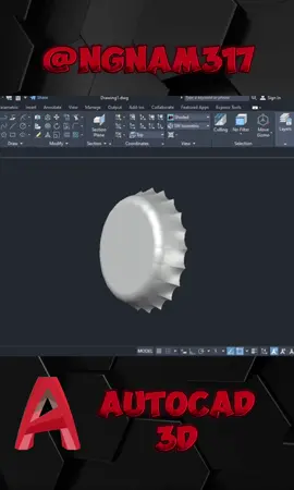 Draw in Autocad 3D modeling 🛠️ Ex.13 #xuhuongtiktok #viral #viraltiktok #autocad3d #autocad3dmodeling #autocad3ddesignis #autocaddesigning #autocad 