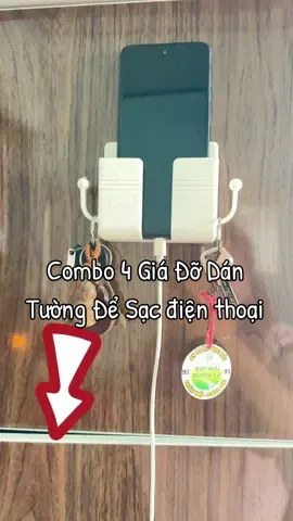 Combo 4 Giá Đỡ Dán Tường Để Sạc điện thoại #giadodantuongdungdienthoai #giadodienthoai #giadungtienich #dantuong #kieuoanhshop1310 