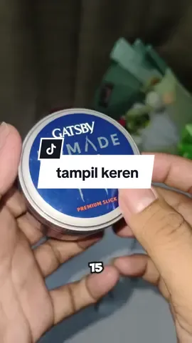 rambut susah diatur pake ini aja #pomade #pomadeindonesia #gatsby #minyakrambut 