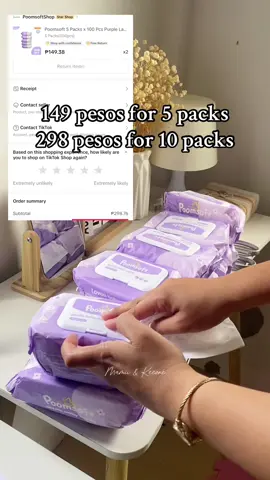Check na today mamimars kahit di sila nag 149 ngayong 189 naman po. Ang 5 pcks! Pero sa gusto ng 149 abang abang lang kayo. #poomsoft #poomsoftwipes #poomsoftgentlebabywipes #wipes #babywipes #sale 