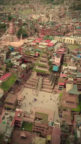 Nyatapola Temple shining in all its glory! Bhaktapur's timeless beauty from a bird's-eye view! #NepalDiaries #NyatapolaTemple #nepal #pachtalle_mandir #bhaktapur #bhaktapurdurbarsquare #Home #visitnepal 