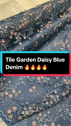 Ini kaaan yg kalian cari dari kmren tile brokat 2 tone warna blue denim😍ready lagi di series terbaru kitaaa, yuk langsung checkout sbelum ludes lagii#tiledenim#tilegardendenim#tilegarden#brokatgarden#tilebungakecil