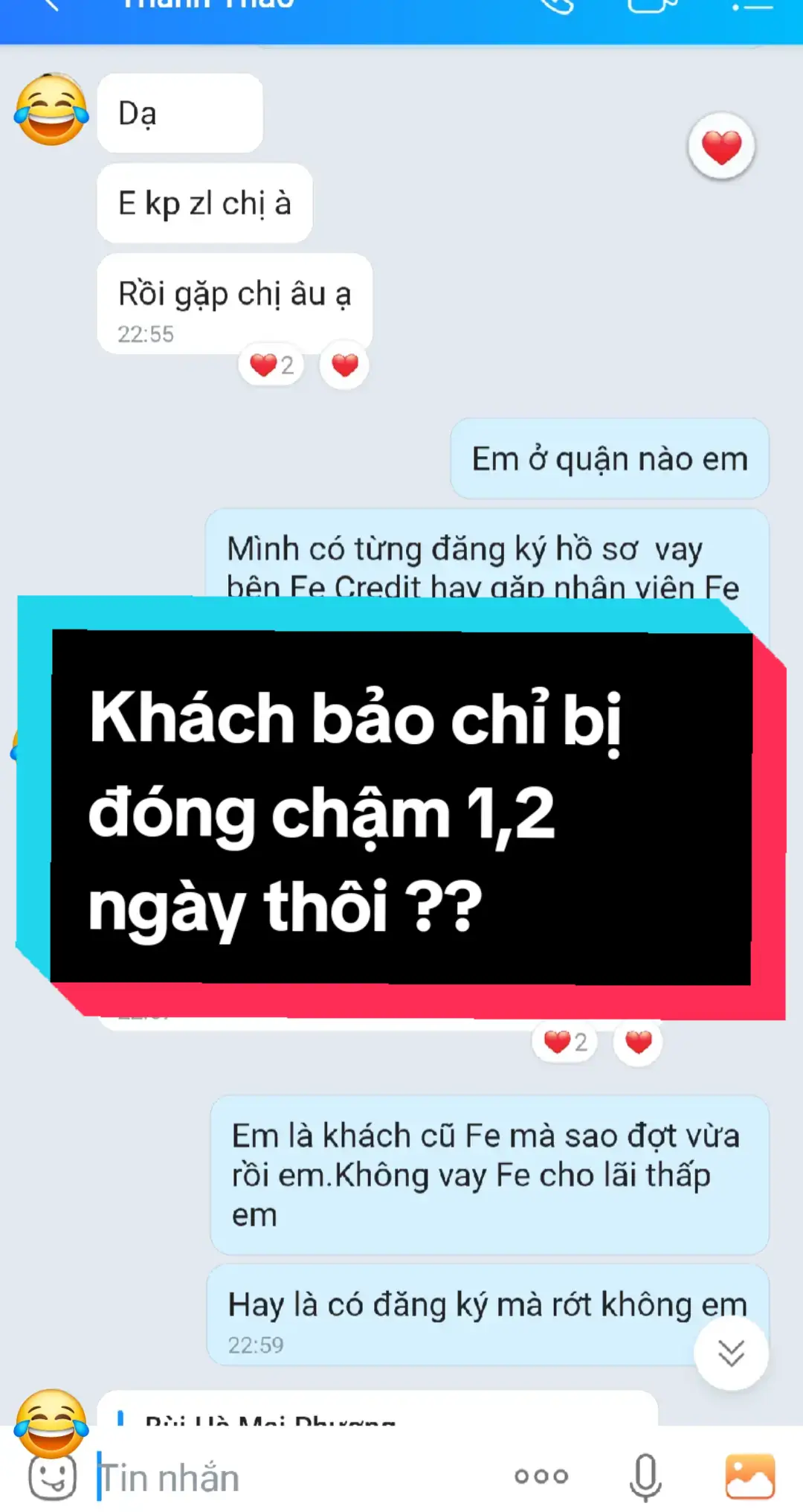 Dạ khách bảo em đóng chậm có 1,2 ngày bên Fe Credit thôi. Kiểm tra hồ sơ lòi ra 2 hợp đồng va.y gó.p Fe chưa trả từ hồi 2020, 2021 😂😂 #thinhhanh #xuhuong #fehochiminh #vayuytin #vaynhanh #fecredit #vayfe #vay 