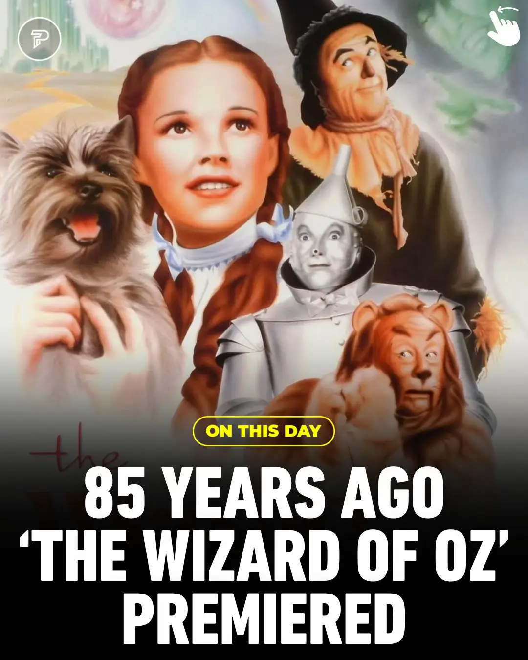 On this day 85 years ago ‘The Wizard of Oz’ was released in August of 1939. 🎬🍿 #RoadTo15Million #Pubity 