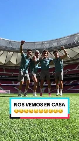 Nos vemos en casa, atléticos😉 #Griezmann #Julian #DePaul #Riquelme #atleticodemadrid #Home #civitasmetropolitano #laliga 