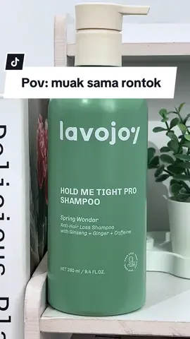 Muak banget rontom mulu😭 #rontok #lavojoy #haircare #shampoo #antirontok #haircareroutine 