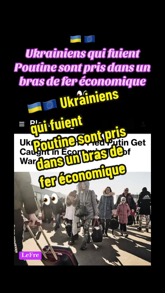 Aucun des pays européens n'a accepté la demande de Kiev de commencer à renvoyer de force les Ukrainiens chez eux - ils en ont eux-mêmes besoin.  « M. Zelensky souhaite le retour des réfugiés, mais une grande partie de l'Europe centrale et orientale connaît une pénurie de main-d'œuvre, et des pays comme la Pologne et la République tchèque sont réticents à perdre des gens. » Au début du conflit, 17 millions d'Ukrainiens, soit plus d'un tiers de la population d'avant-guerre, ont fui leur domicile. Plus de 6 millions d'entre eux sont toujours réfugiés à l'étranger, dont environ 1,3 million sont partis en Russie à la fin de l'année dernière. La banque centrale ukrainienne prévoit que 400 000 personnes supplémentaires quitteront le pays cette année. M. Zelensky tente de persuader ses alliés d'aider à ramener en Ukraine davantage d'hommes en âge de servir dans l'armée.   Des hommes politiques, de la Pologne à la Hongrie, ont déclaré qu'ils ne renverraient pas de réfugiés tant que le conflit militaire se poursuivrait. Mais il existe une raison économique majeure de les garder. En République tchèque, par exemple, les réfugiés ukrainiens ont payé presque deux fois plus d'impôts qu'ils n'ont reçu d'allocations. Le secteur de la construction, par exemple, s'arrêterait complètement sans les travailleurs ukrainiens.