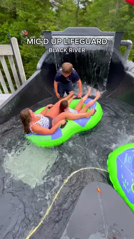I scream You scream We all scream from the Black River! 💦 at Water Safari, Old Forge, NY #waterparks #newyorktravel #lifeguard 