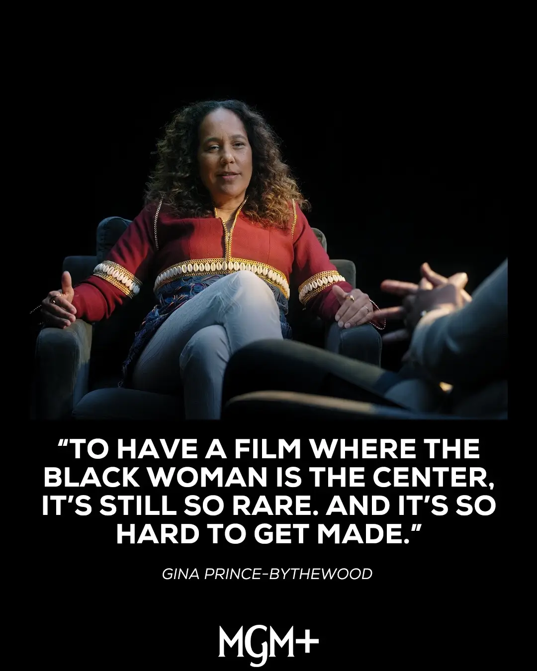 #GinaPrinceBythewood and #LaKeithStanfield talk about Black representation in the latest episode of #HollywoodBlack. Watch now on #MGMplus. #BlackCinema #history #docuseries