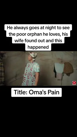 He always goes at night to see the poor orphan he loves, his wife found out and this happened#oma 'spain#viral #nollywoodmovies 