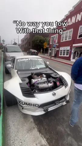Do you even tow?! #towtruck #350z #k24 #fyp 