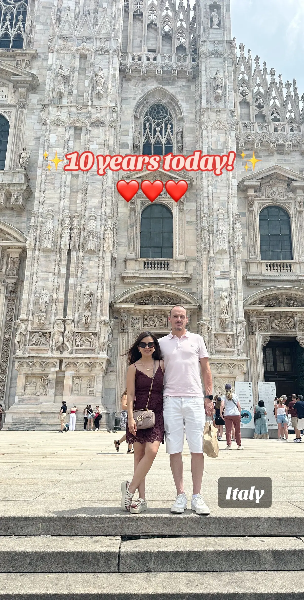 Experiencing the world together, hand in hand. I love you forever and always, Mon Amour ❤️ To many more years and adventures… until we get old and wrinkly. 🥰Cheers to us! 🥂🎉✨ #anniversary #Love #interracialcouple #husbandwife #forever #loveofmylife #French #Filipina #adventure #monamour 