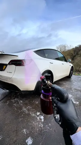 Satisfying deep clean Tesla detail 👌 #satisfying #asmr #cleaning #detailing #cars #fyp 