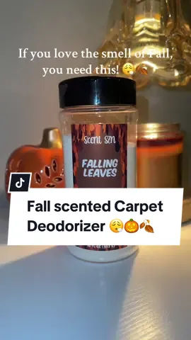 If you love fall, you will be OBSESSED!!! 😍 🎃 #fall #tiktokshop #smellgood #carpetdeodorizer #scentszn #review #fallishere #MomsofTikTok #momcreator #lifestylecreator #tiktokshopfinds #musthave #homemusthave #fallaesthetic #fallthings #spookyseason #fyp #foryou #happyfallyall #pumpkin #pumpkinseason #pumpkinspice #productreview @Scent Szn 