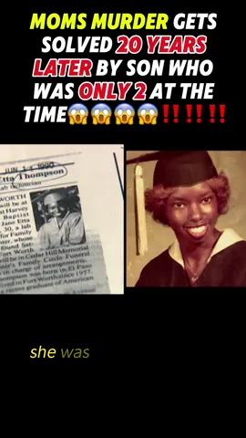 On June 9, 1990, the body of Jane Thompson, a single mother of two, was found under a pile of debris on the east side of Fort Worth, in an undeveloped and wooded area just off of Sartain Drive. There was a blood stain in the street and a trail of blood leading toward the body. Thompson died as the result of blunt force trauma to the back of her head. Her injuries were consistent with having been struck with the butt of a shotgun. At the time her body was discovered, Thompson had been missing several days. The police investigated the murder and considered Appellant a suspect, but they did not arrest him until the case was re-opened sixteen years later. #crimetok #crimestories #first48 #foryoupage #janeettathompson #murdermystery #coldcase 
